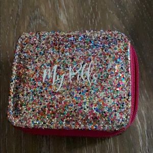 💙🌹Glitter Pill Case🌹💙